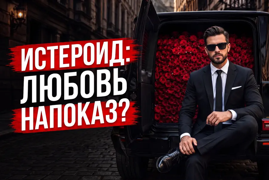 Мужчина-истероид в отношениях: особенности характера и поведения